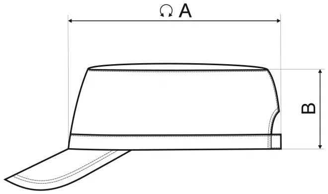 Madingas dangtelis - matmenų lentelė