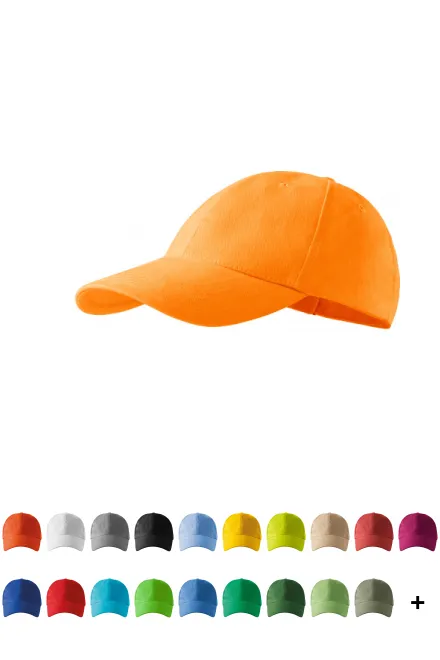 6 skydelių dangtelis, mandarinas