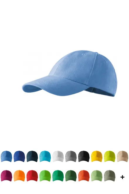 6 skydelių dangtelis, mėlynas dangus