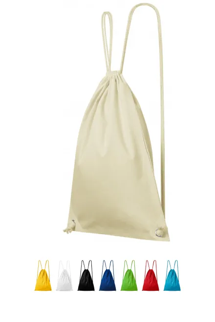 Lengva medvilninė kuprinė, natūralus