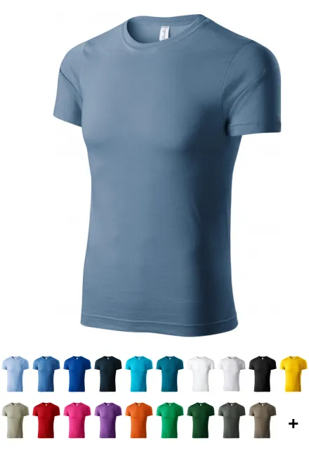 Lengvi marškinėliai trumpomis rankovėmis, denim