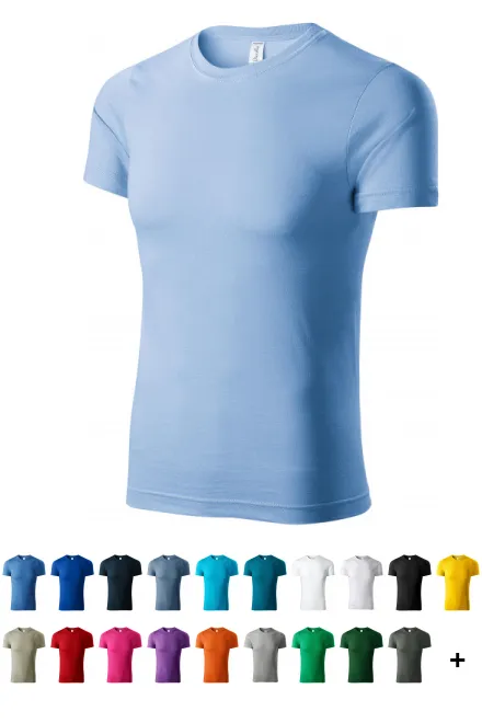 Lengvi marškinėliai trumpomis rankovėmis, mėlynas dangus