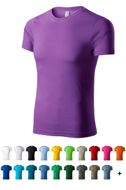 Lengvi marškinėliai trumpomis rankovėmis, violetinė