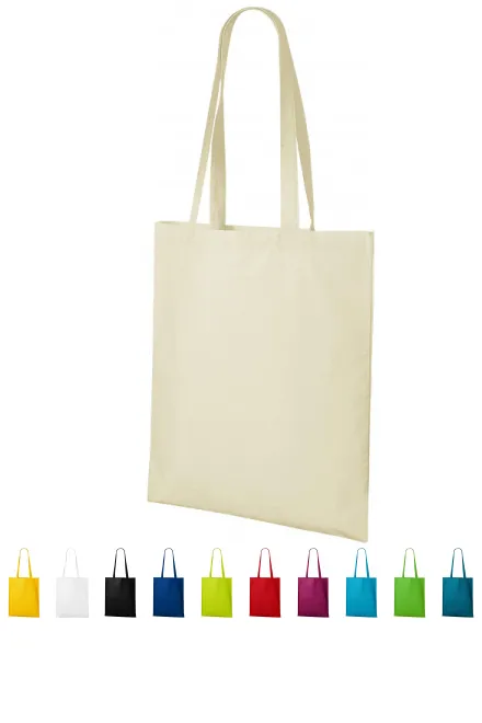 Medvilninis pirkinių krepšys, natūralus