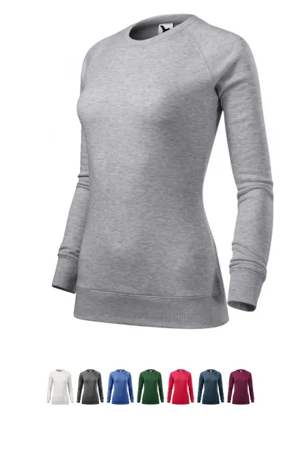 Moteriški paprasti sportiniai marškinėliai, sidabro marmuras