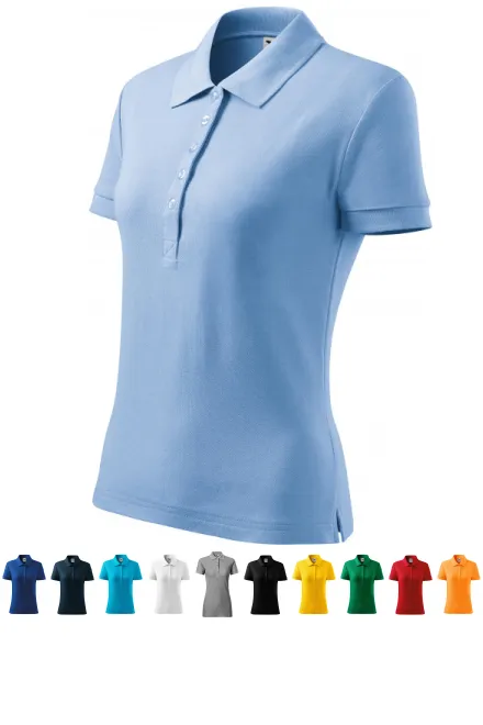 Moteriški polo marškinėliai, mėlynas dangus