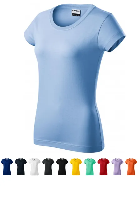 Patvarūs moteriški marškinėliai, mėlynas dangus