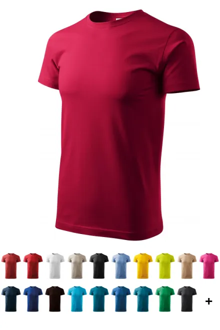 „Unisex“ didesnio svorio marškinėliai, marlboro raudona