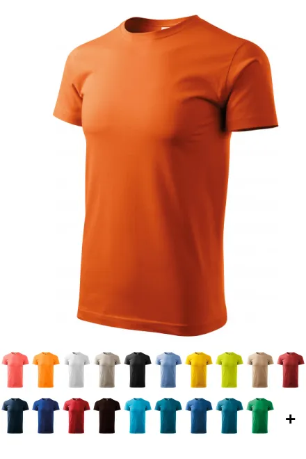 „Unisex“ didesnio svorio marškinėliai, oranžinė