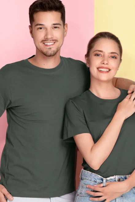 Lengvi marškinėliai trumpomis rankovėmis, tamsus skalūnas