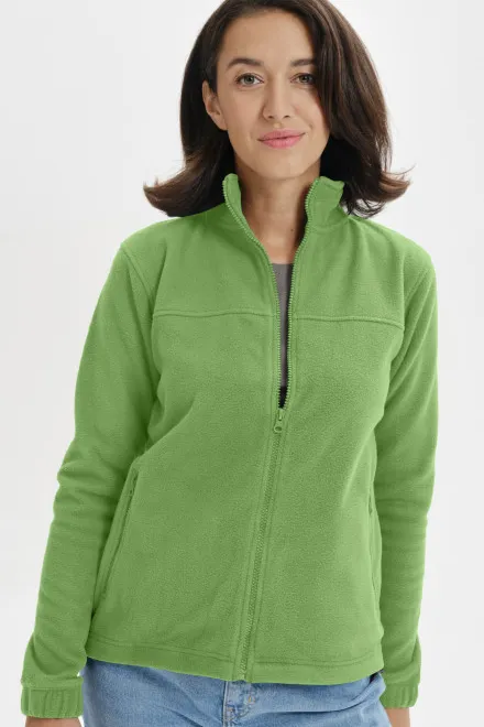 Moteriška vilnonė striukė, žirnių žalia