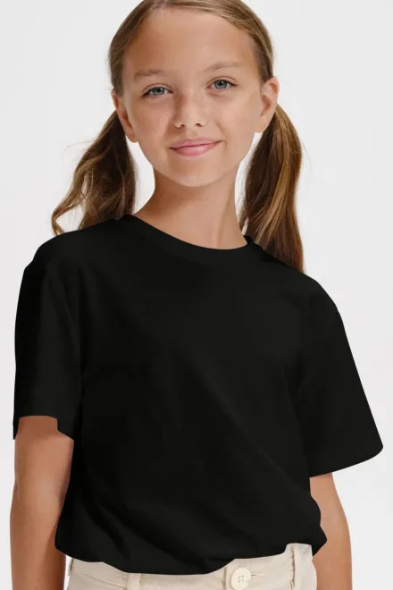 Vaikiški marškinėliai, juoda