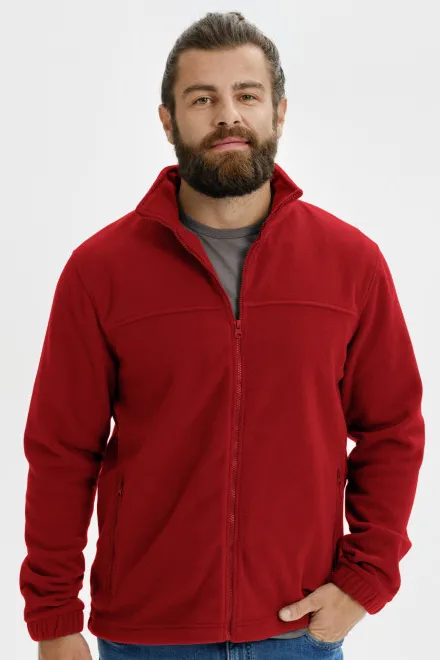 Vyriška vilnonė striukė, marlboro raudona