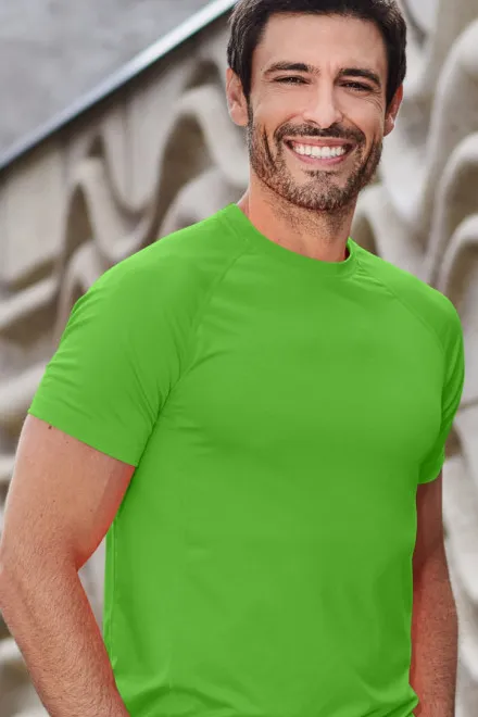 Vyrų sportiniai marškinėliai, obuolių žalia