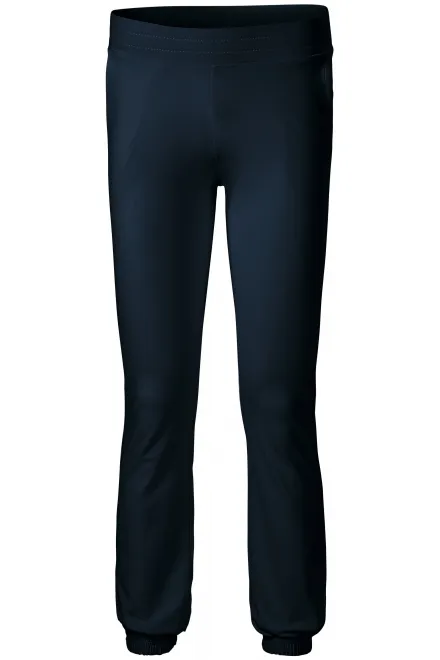 Moteriškos sportinės kelnės su kišenėmis - tamsiai mėlyna, M