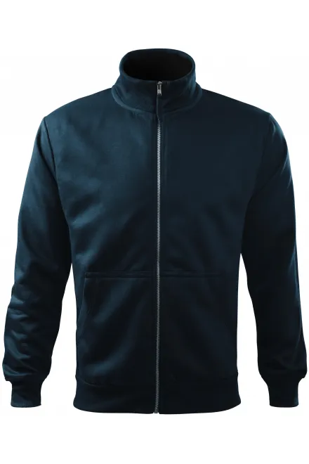 Paprasti vyriški marškinėliai be gobtuvo - tamsiai mėlyna, XL