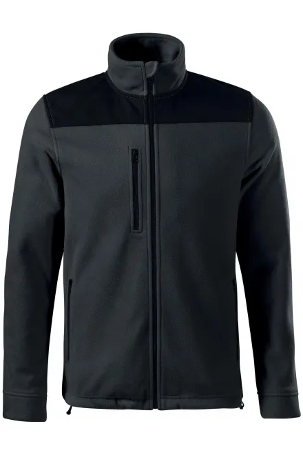 Šilta unisex vilnonė striukė - juodmedžio pilka, L