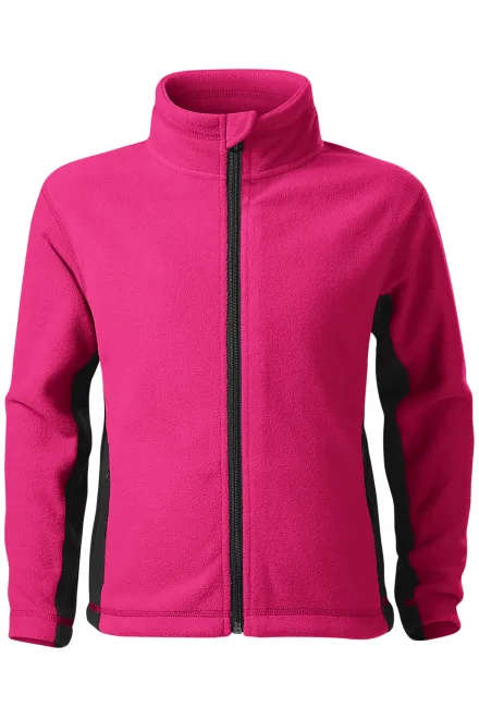 Vaikų vilnos kontrastinė striukė - violetinė, 134 cm / 8 metai