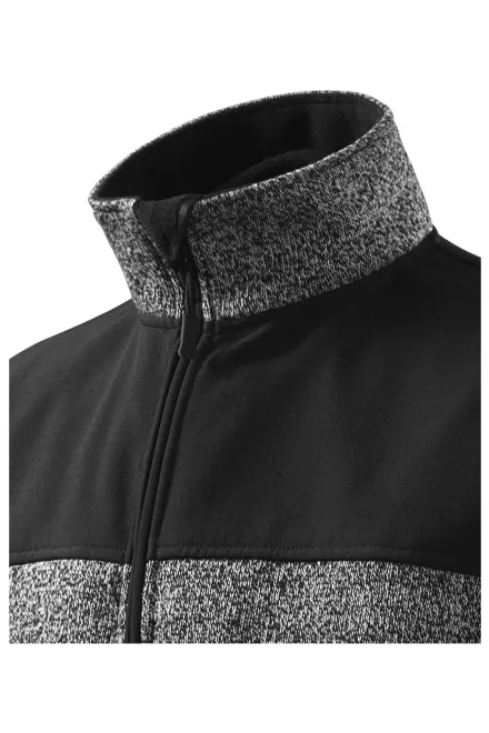 Vyriška laisvalaikio striukė - knit gray, L