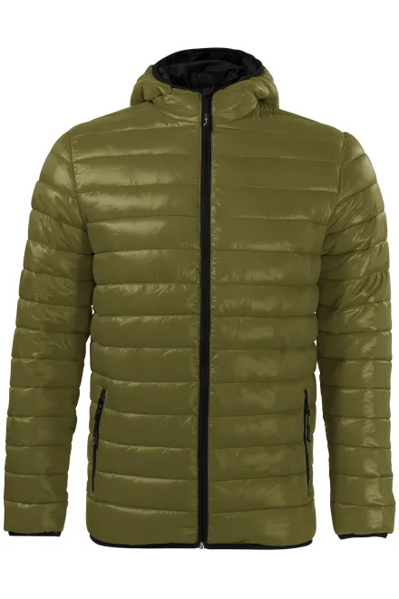 Vyriškas dygsniuotas švarkas - avokadas, M