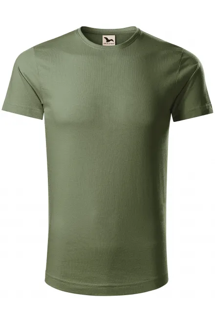 Vyriški ekologiškos medvilnės marškinėliai - khaki, M